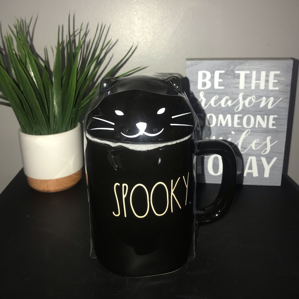 Rae Dunn Halloween Spooky Cat Mug